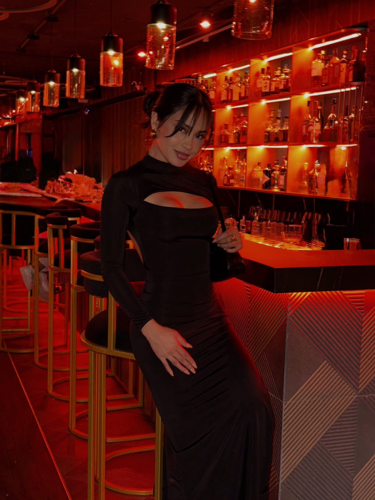 VESTIDO ISADORA CON ESCOTE