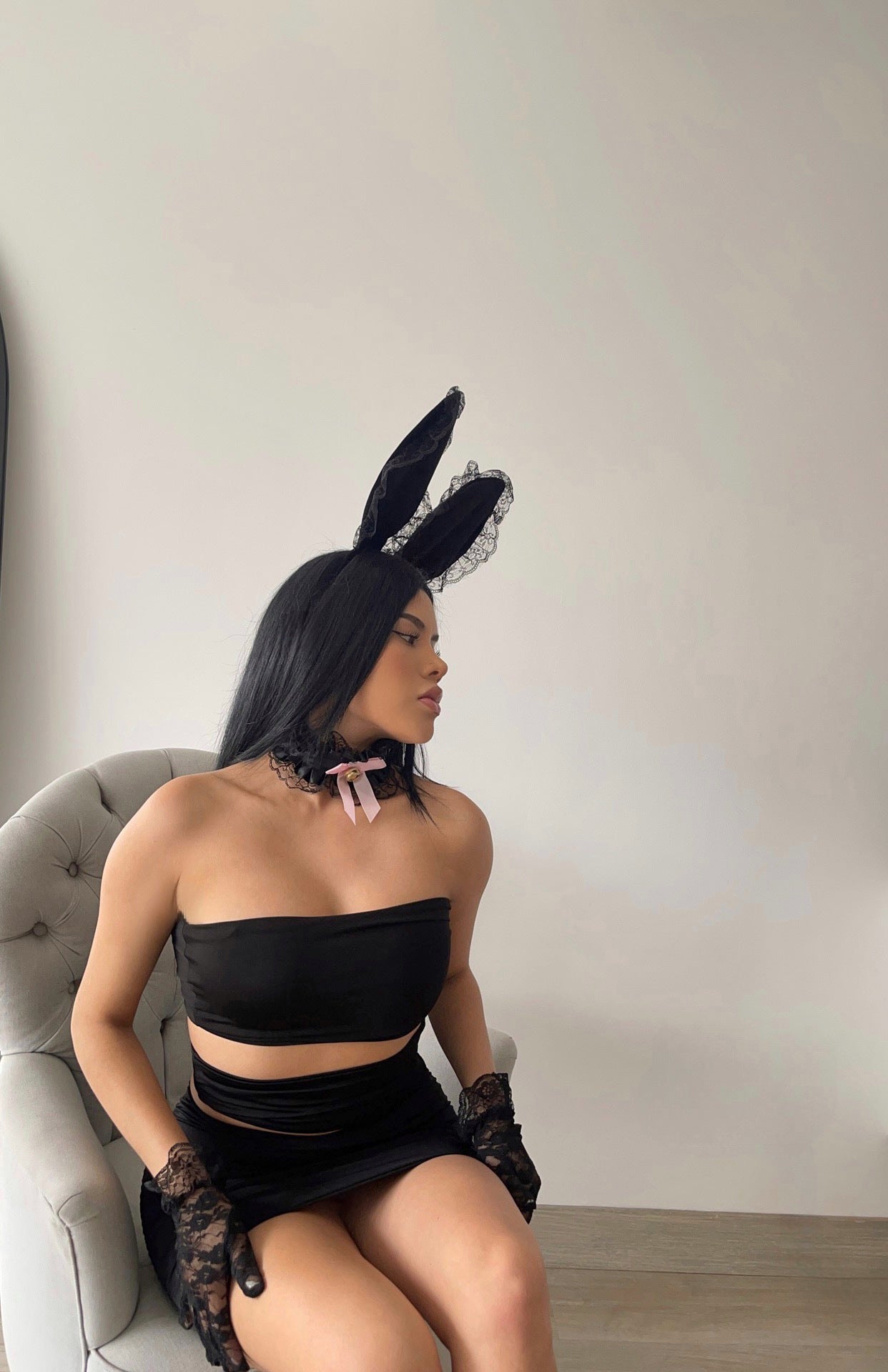 SET PINK BUNNY