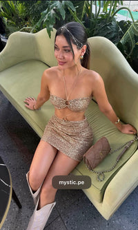 VESTIDO GOLD OBSSESION
