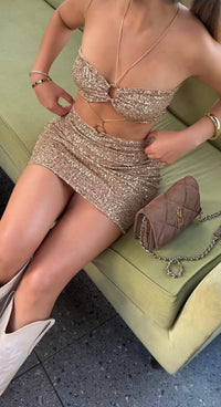 VESTIDO GOLD OBSSESION