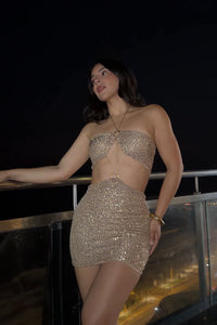VESTIDO GOLD OBSSESION